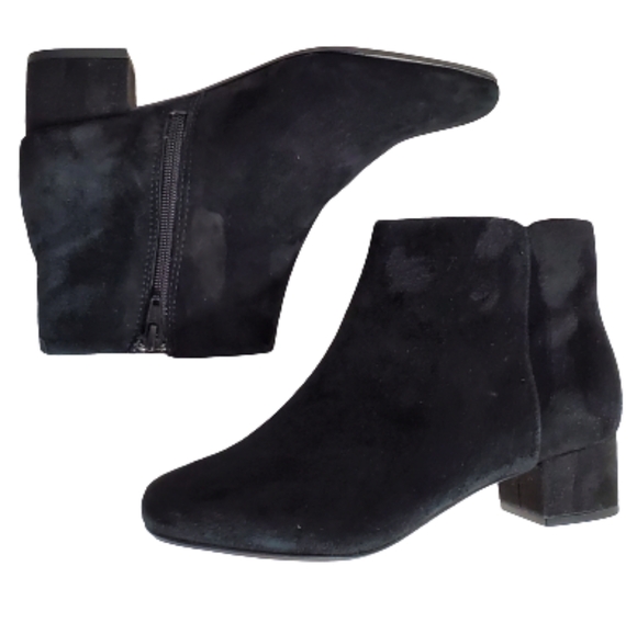 clarks chartli lilac leather ankle boot